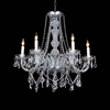 Picture of 30" 6 Light Down Chandelier with Chrome finish
