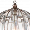Picture of 30" 6 Light Up Chandelier with Antique Forged Sliver finish