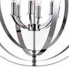 Picture of 30" 6 Light Up Chandelier with Chrome finish
