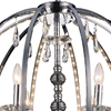 Picture of 30" 6 Light Up Chandelier with Chrome finish