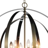 Picture of 30" 6 Light Up Chandelier with Satin Nickel finish