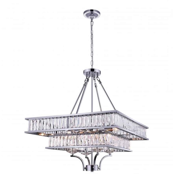 Picture of 30" 8 Light  Chandelier with Chrome finish