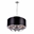 30" 8 Light Drum Shade Chandelier with Chrome finish