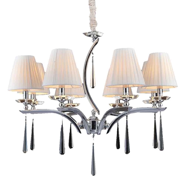Picture of 30" 8 Light Up Chandelier with Chrome finish