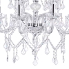 Picture of 31" 12 Light Down Chandelier with Chrome finish