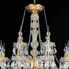 Picture of 31" 12 Light Down Chandelier with Gold finish