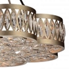 Picture of 31" 8 Light  Chandelier with Champagne finish