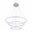 31" LED  Chandelier with White finish