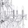 Picture of 32" 10 Light Up Chandelier with Chrome finish