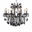 32" 10 Light Up Chandelier with Chrome finish