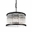 32" 12 Light  Chandelier with Black finish