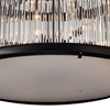 Picture of 32" 12 Light Cage Flush Mount with Black finish
