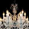 Picture of 32" 15 Light Up Chandelier with Chrome finish
