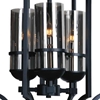 Picture of 32" 3 Light Up Chandelier with Black finish