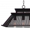 Picture of 32" 5 Light Island Chandelier with Reddish Black finish