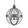 Picture of 32" 5 Light Up Chandelier with Satin Nickel finish
