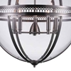 Picture of 32" 5 Light Up Chandelier with Satin Nickel finish