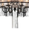 Picture of 32" 6 Light Drum Shade Chandelier with Chrome finish