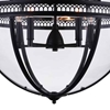 Picture of 33" 5 Light Up Chandelier with Black finish