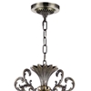 Picture of 33" 8 Light Up Chandelier with Antique Brass finish
