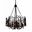 33" 8 Light Up Chandelier with Autumn Bronze finish