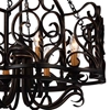 Picture of 33" 8 Light Up Chandelier with Autumn Bronze finish