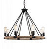 Picture of 33" 8 Light Up Chandelier with Black finish