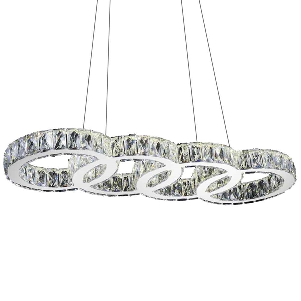 Picture of 33" LED  Chandelier with Chrome finish