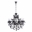 34" 10 Light Up Chandelier with Chrome finish