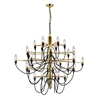Picture of 34" 30 Light  Chandelier with Gold finish