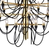 Picture of 34" 30 Light  Chandelier with Gold finish