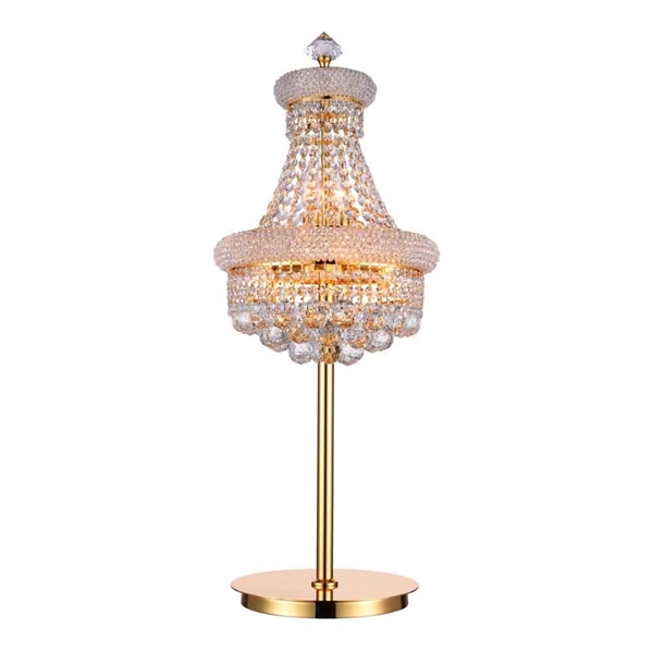 Picture of 34" 6 Light Table Lamp with Gold finish