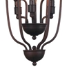Picture of 34" 6 Light Up Chandelier with Oil Rubbed Brown finish