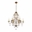 34" 6 Light Up Chandelier with Oxidized Bronze finish
