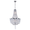 Picture of 35" 10 Light Down Chandelier with Chrome finish