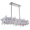 Picture of 35" 12 Light Island Chandelier with Chrome finish