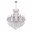 35" 19 Light Up Chandelier with Chrome finish