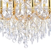 Picture of 35" 19 Light Up Chandelier with Gold finish
