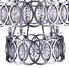Picture of 36" 10 Light Candle Chandelier with Gun Metal finish