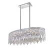 Picture of 36" 10 Light Down Chandelier with Chrome finish