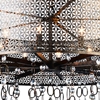 Picture of 36" 10 Light Up Chandelier with Golden Bronze finish