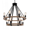 Picture of 36" 14 Light Up Chandelier with Black finish