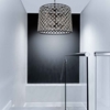 Picture of 36" 16 Light  Chandelier with Black finish