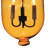 Picture of 36" 3 Light Up Mini Pendant with Black finish