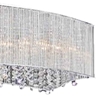 Picture of 36" 6 Light Drum Shade Chandelier with Chrome finish