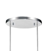 Picture of 36" 8 Light Drum Shade Chandelier with Chrome finish