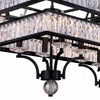 Picture of 37" 16 Light Island Chandelier with Black finish