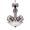 Picture of 37" 5 Light Candle Chandelier with Dark Bronze finish