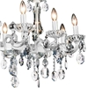Picture of 38" 10 Light Up Chandelier with Chrome finish