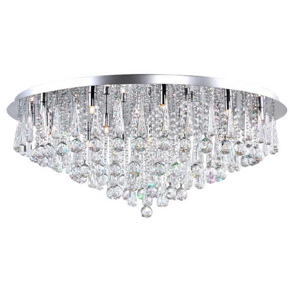 Picture of 38" 21 Light  Flush Mount with Chrome finish